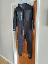 Mens Gul Steamer Wetsuit Back Zip - Black Response 3/2mm neoprene