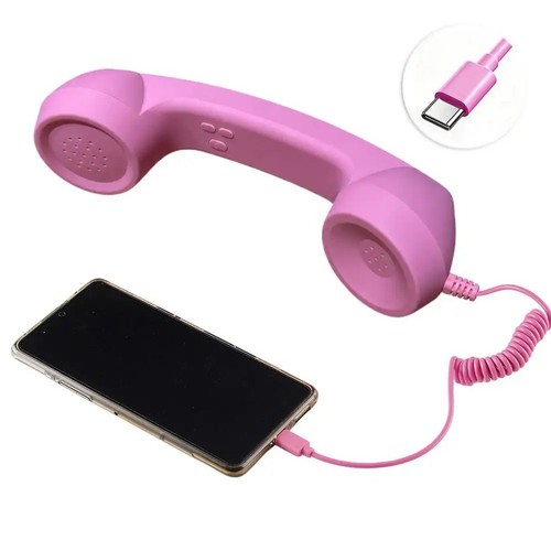 Retro telephone handset - retro, for