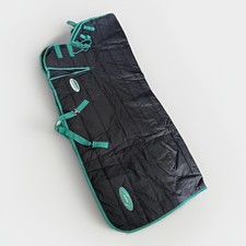 Weatherbeeta Green-tec 6’3” Stable Combo Neck Rug Medium Lite Horse Black Green