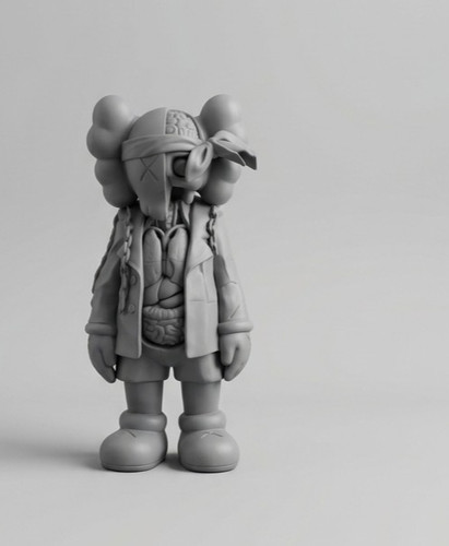 Kaws style figure - figure, mixed