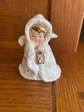 Goebel hummel figutires - Christmas Angel in white and gold