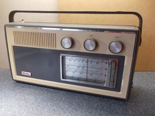 Bush VTR133 Transistor Radio, 1966. Radio Caroline on dial! Spares or repairs