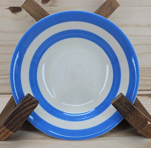 Green cornishware bowl - cornishware, in