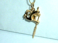 14K YELLOW GOLD 3D TATTOO GUN