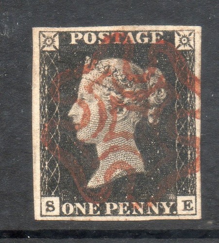 1840 penny black - qv,