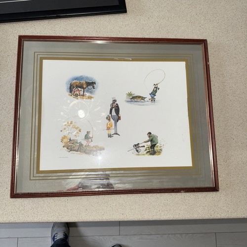 Vintage mirror framed print - mirror, by
