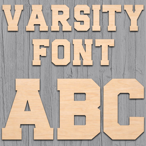 Varsity college wood letters - varsity,