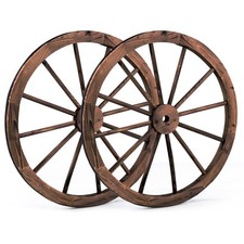 Set of 2 Decorative Wooden