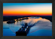 Ship framed wall - ship, art