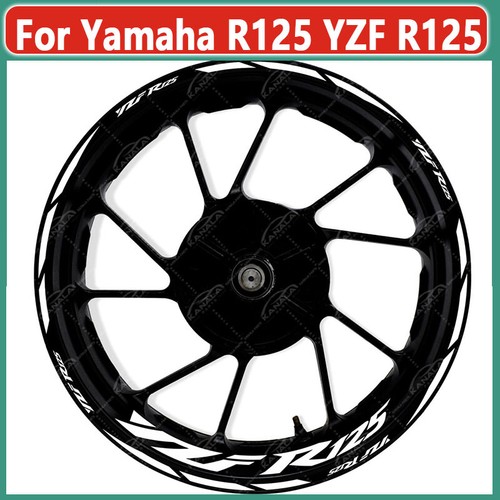 Wheel stickers for yamaha - wheel, r125