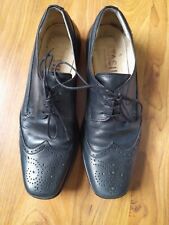Mens/boys Black Leather Petasil ?school Shoes. Oxford Brogues Style. UK6 Eu39
