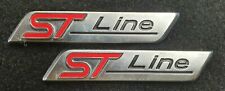 Genuine Ford Focus/Fiesta/Kuga/Ecosport ST Line Wing Badge Emblem 1pair FREE P+P
