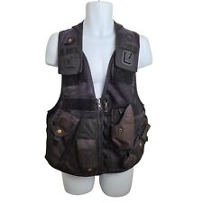 Black Tactical Vest With Integrated Pouches Security Dog Handler Ex Police XL