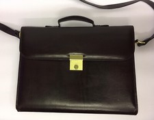 LEATHER BAG WITH HANDLE &
