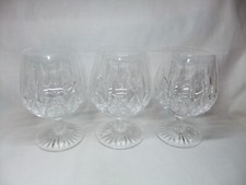 Stuart Crystal Brandy Glasses Balloons Snifters Glengarry Cambridge Set Of 3