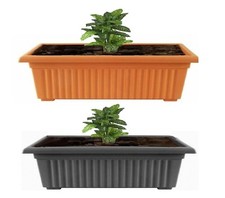 Plastic long trough plant - trough,