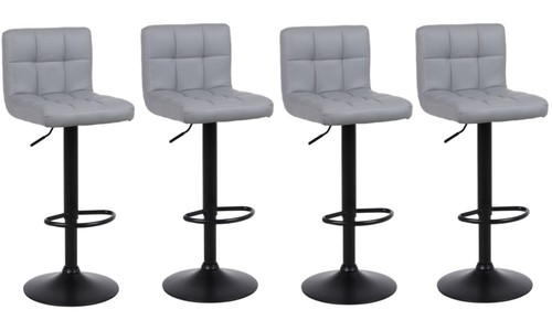 Set grey bar stools - of,