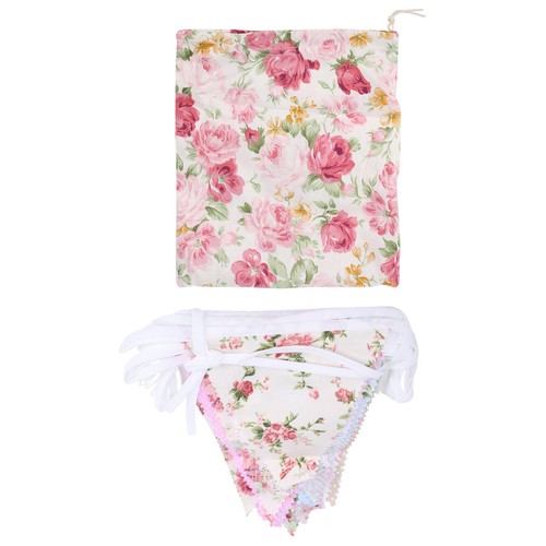 40ft fabric bunting - fabric, bunting,