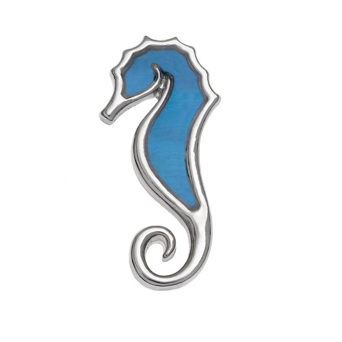 Seahorse lapel pin - lapel, badge