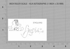 Geoff miller hand signed - geoff, card