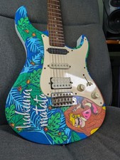 Custom Painted Yamaha Pacifica Electric Guitar