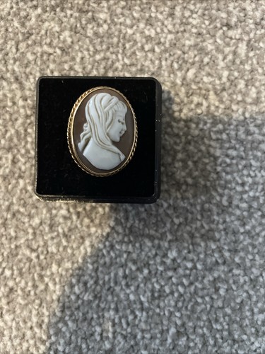 9ct gold antique cameo - gold,