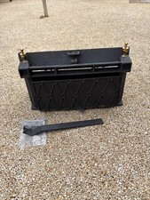 16'' Lattice All Night Burner - Open Fire Burns Coals and Logs - Black