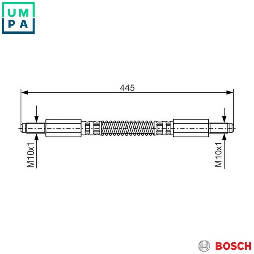 Brake hose 987 476 - brake,