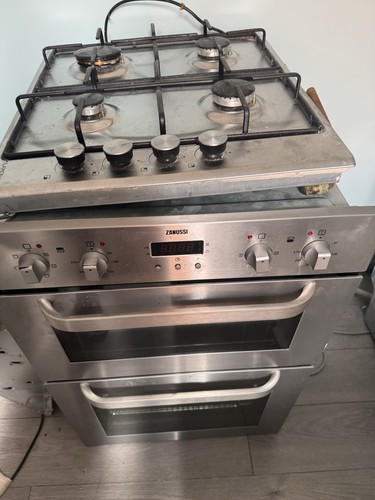 Electric double oven and gas - electric,