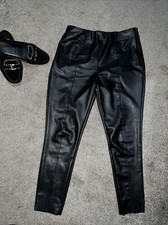 Topshop Faux Leather Leggings