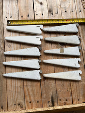 17 Spur shelving brackets twin slot grey colour