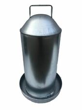 heavy duty galvanised chicken pheasant poultry drinker water dispenser