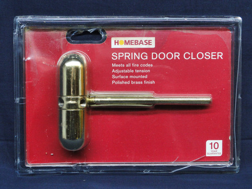Homebase brass spring door - homebase,