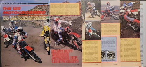 1986 cr125 yz125 ktm125m - 1986, vs