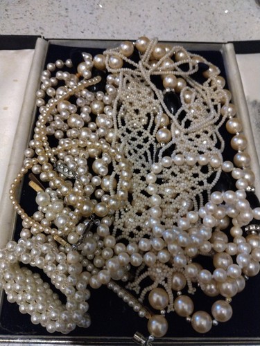 Faux pearl jewellery - pearl,