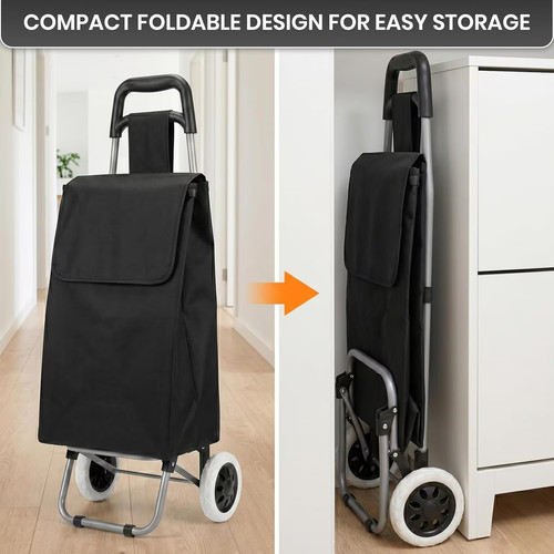 35l foldable shopping - foldable, trolley