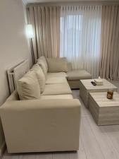 5 Seater Sofa Cream Colour New