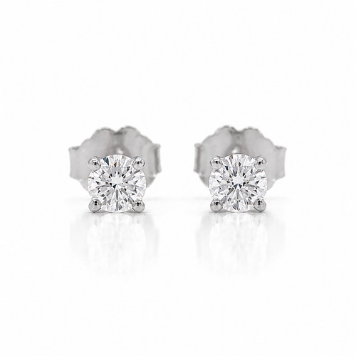 Natural diamond stud - stud, earrings