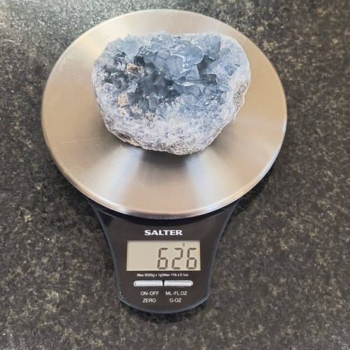 Celestite crystal cluster - celestite,