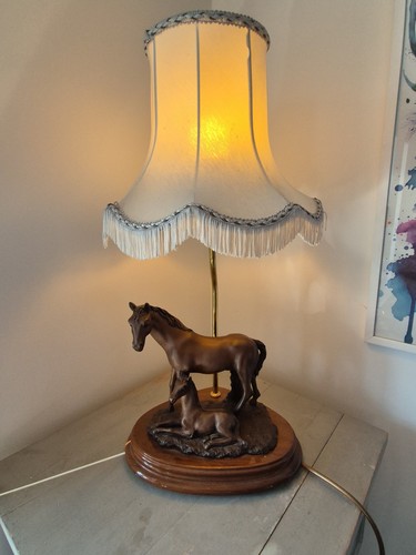 Horse and foal - lamp, with