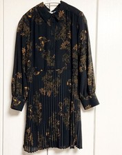 Zara pleated dress one piece