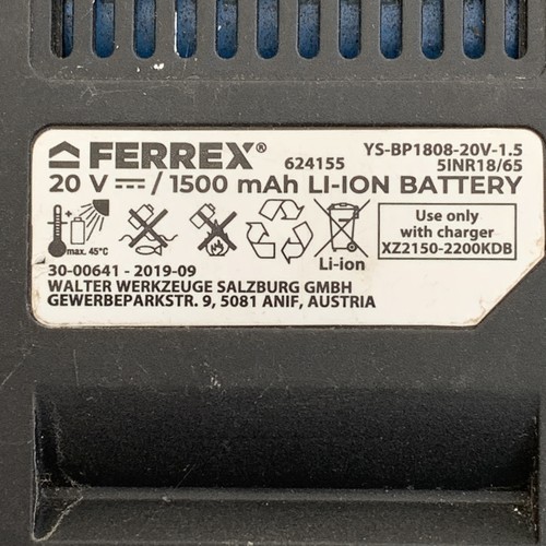 Ferrex ion battery - li-ion,