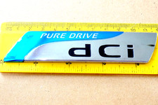 PURE DRIVE dci CAR BADGE 12cm. for a NISSAN