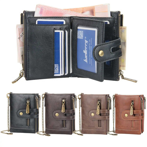Men trifold wallet double - wallet,,
