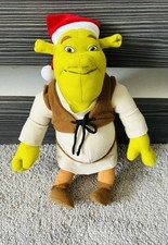 Play By Play Shrek 2 Ogre Santa Hat Soft Plush Stuffed Teddy Toy Xmas 10" 2004