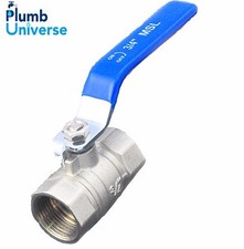 Lever Ball Valve Blue Handle