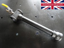 Gas propane burner for blacksmiths forge, furnace. 1" Large. Gas safe valves.