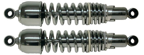 Shock absorbers rear chrome - absorbers,