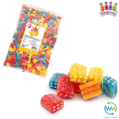 Fizzy bricks sweets sour - bricks,