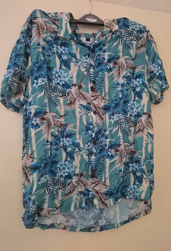 Topman blue tropical hawaiian - blue,